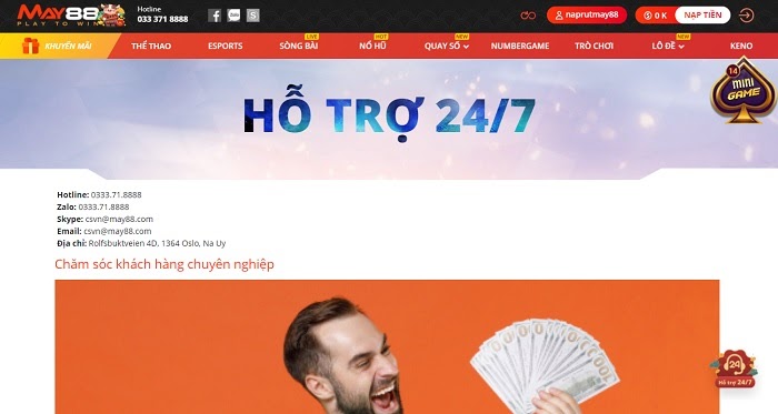 68gamebai reviews Đội ngũ chăm sóc khách hàng chuyên nghiệp tại May88