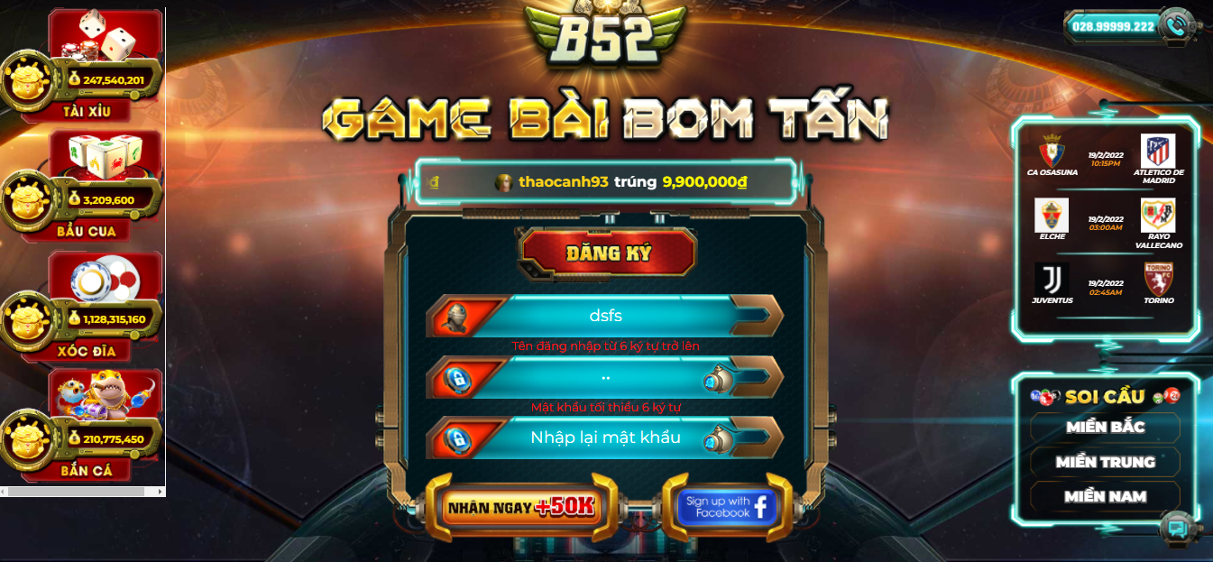 68gamebai reviews Cổng đăng nhập của game bài B52.