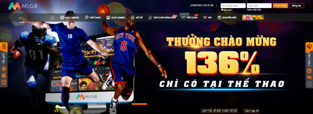68gamebai reviews Thể thao cá cược tại MIG8.
