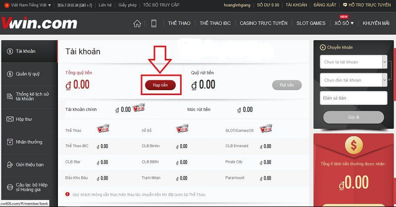 68gamebai reviews Nạp, rút tiền tại VWIN đơn giản và nhanh chóng