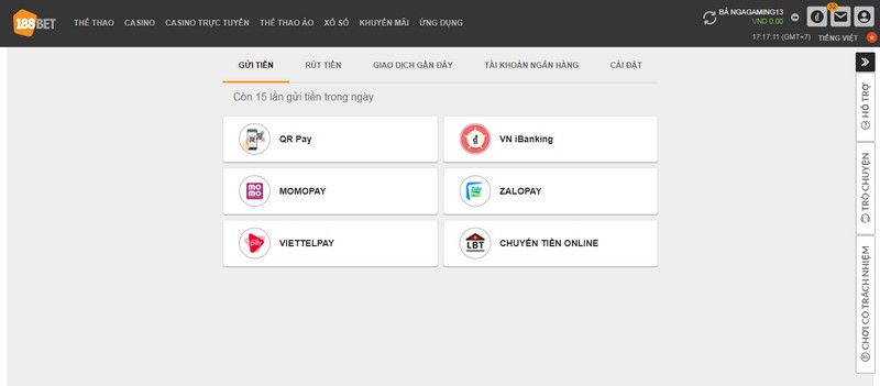 68gamebai reviews Đa dạng lựa chọn nạp tiền