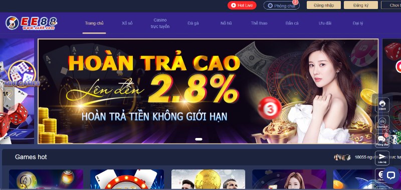68gamebai reviews Vị vua không ngai nhà cái EE88 trong làng cá cược trực tuyến