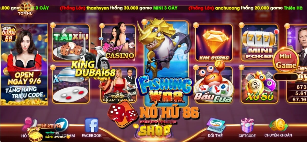 68gamebai reviews Dubai68 Club có kho game vô cùng khủng