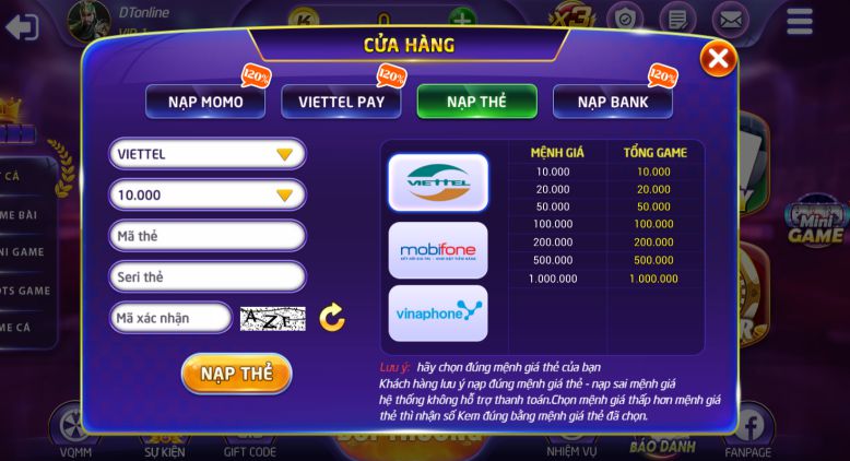 68gamebai reviews Nạp thẻ Kem.Vin