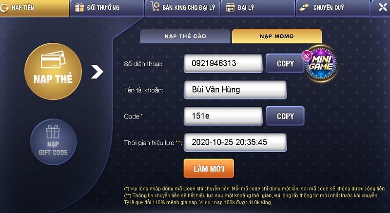 68gamebai reviews Hướng dẫn nạp tiền MaxClub Pro