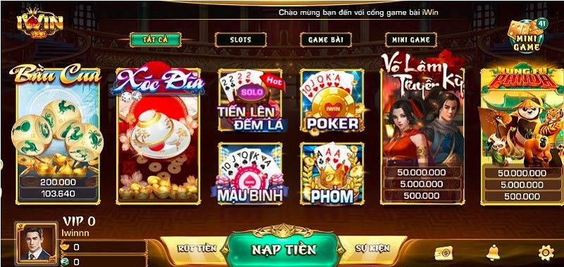 68gamebai reviews Tải Iwin - Với giao diện cổng game vô cùng bắt mắt