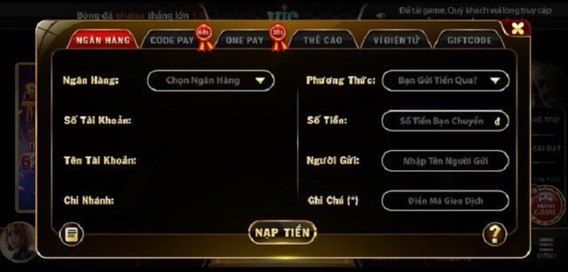 68gamebai reviews Thời gian giao dịch nạp tiền tại hệ thống cực nhanh