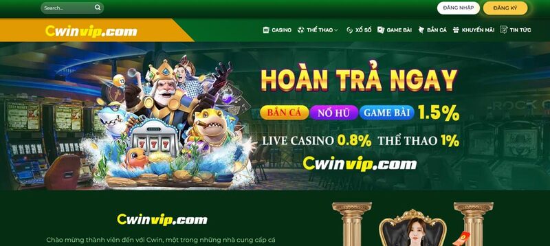 68gamebai reviews Giao diện đặc trưng thương hiệu Cwin khó có thể nhầm lẫn