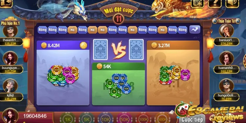 68gamebai reviews Đặt cược đúng rửa, rinh tiền Rồng hổ cực hấp dẫn